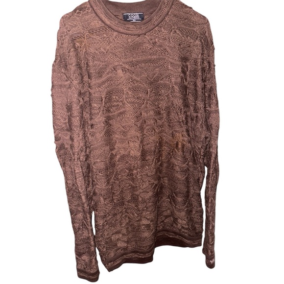 COOGI AUTHENTIC Australia 100% mercerized cotton sweater men’s size 2x brown